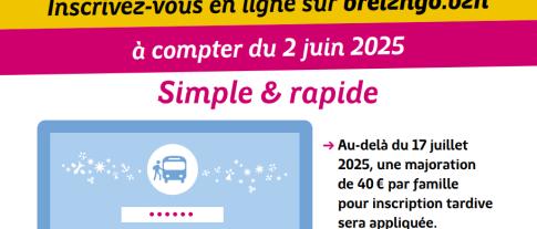 Inscription en ligne pour les transports scolaires 2025 - 2026