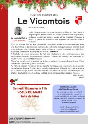 Edition spéciale - Décembre 2025