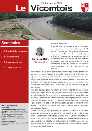 Le Vicomtois - Janvier 2026