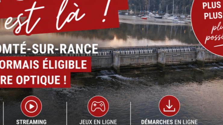 🎉 La fibre est disponible à La Vicomté-sur-Rance !