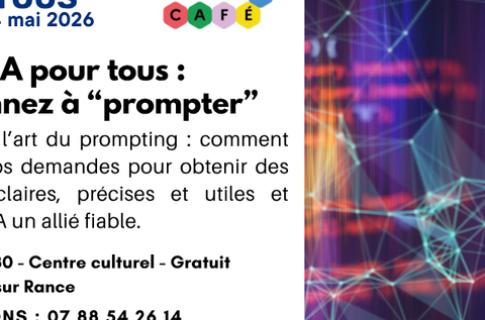 Événement : Cafe IA #2 :  Apprenez l’art du prompt