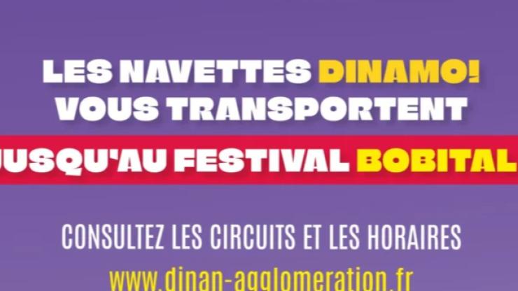 Les navettes DINAMO! vous transportent jusqu’au festival Bobital – L’ Armor à Sons !