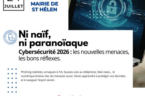 Événement : Ni naïf, ni paranoïaque Cybersécurité 2026 : les n...