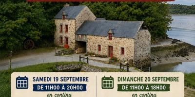 Journées européennes du Patrimoine au Moulin à marée du Prat.