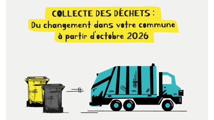 Rappel - Changement jour de collecte à partir d'octobre 2026