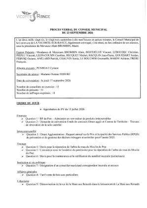 23 SEPTEMBRE 2026