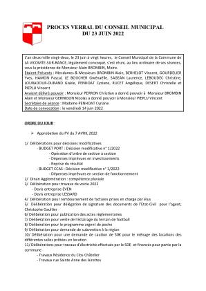 23 JUIN 2022